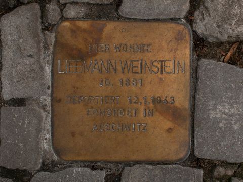 Stolperstein Liebmann Weinstein