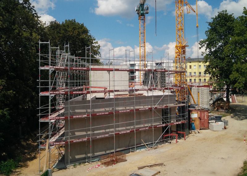 Baustelle Erweiterungsbau Wolfgang-Borchert-Schule