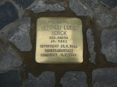 Stolperstein für Gertrud Luise Borck