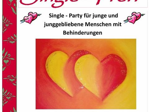 flyer für die single party - weitere Infos sind im weiteren Reiter