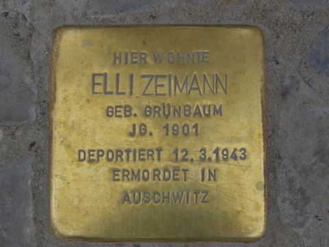 Stolperstein für Elli Zeimann