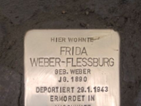 Stolperstein Frida Weber-Flessburg