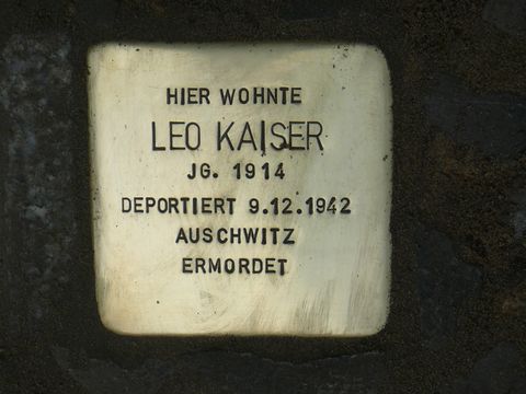 Stolperstein für Leo Kaiser