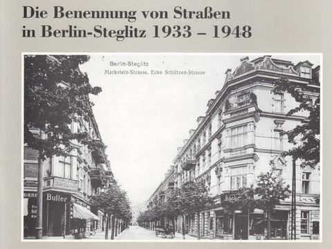Cover Publikation Die Benennung von Straßen in Berlin Steglitz