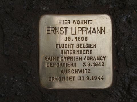 Stolperstein Ernst Lippmann