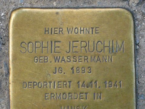 Stolperstein Sophie Jeruchim