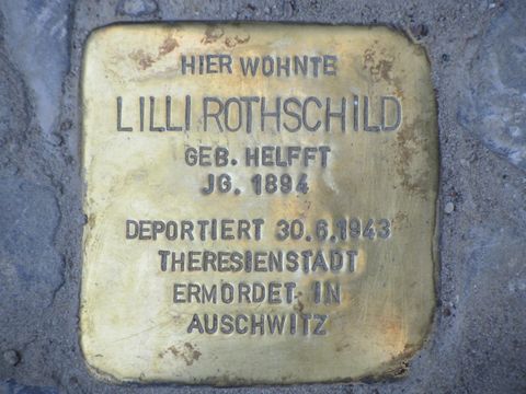 Stolperstein Lilli Rothschild