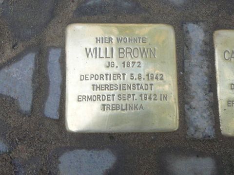 Stolperstein für Willi Brown