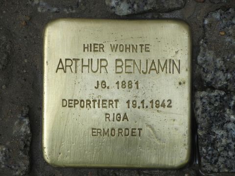 Stolperstein Arthur Benjamin