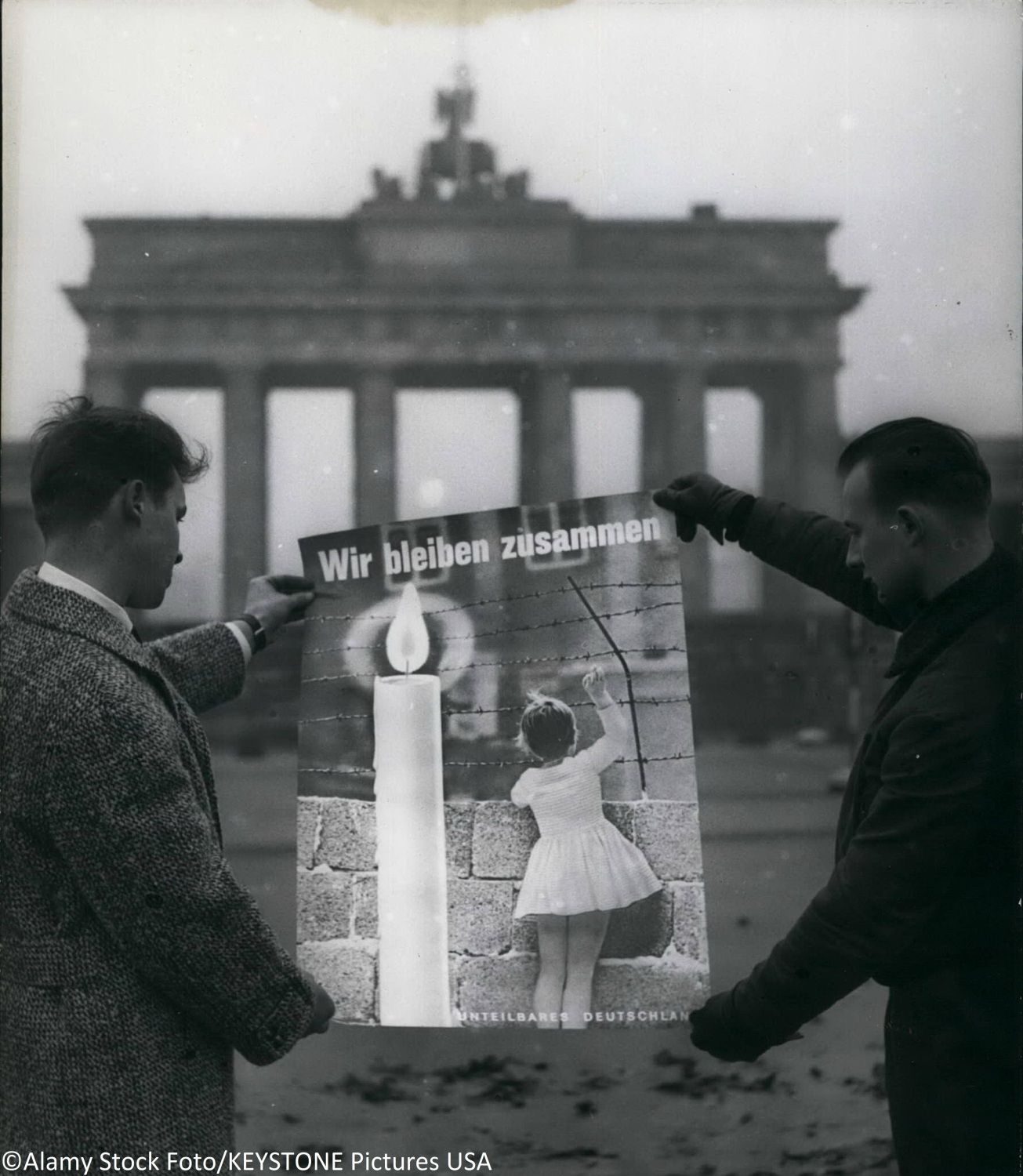 Plakat "Wir bleiben zusammen" Unteilbares Deutschland