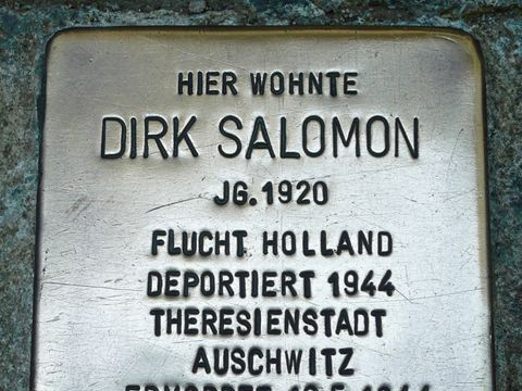 Stolperstein für Dirk Salomon