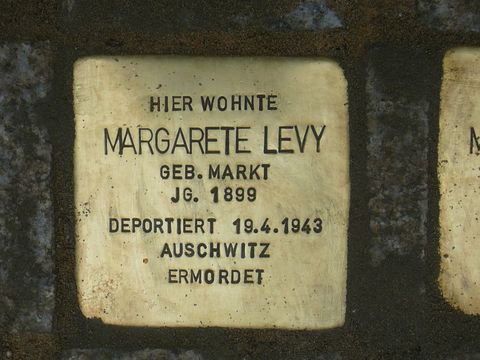 Stolperstein für Margarete Levy