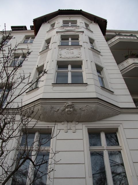 Wohnhaus-Fassade in der Wenckebachstraße