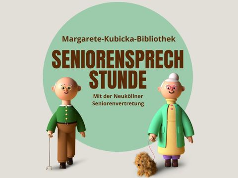 Teaserbild zur Seniorensprechstunde in der Margarete-Kubicka-Bibliothek (Kartenformat)