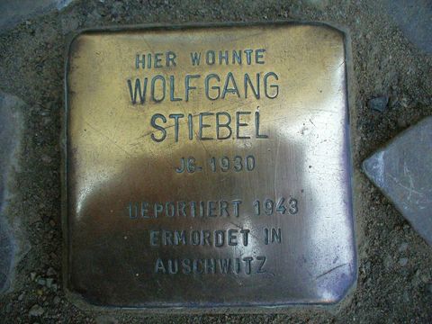 Stolperstein für Wolfgang Stiebel