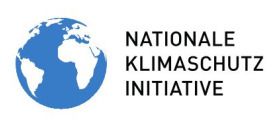 Globus mit Schriftzug Nationale Klimaschutz Initiative
