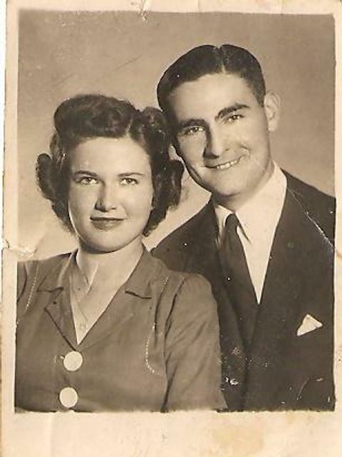 Verlobungsfoto von Ellen und Josef Hess aus dem Jahr 1946 | Photo from 1946 celebrating the engagement of Ellen and Josef Hess