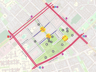 Kiezblock Brüsseler Kiez: Karte zu Hinweis 6
