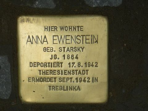 Stolperstein für Anna Ewenstein