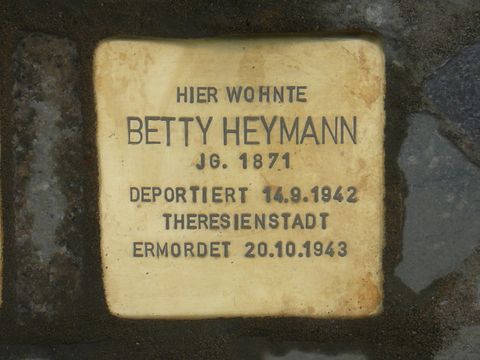 Stolperstein für Betty Heymann