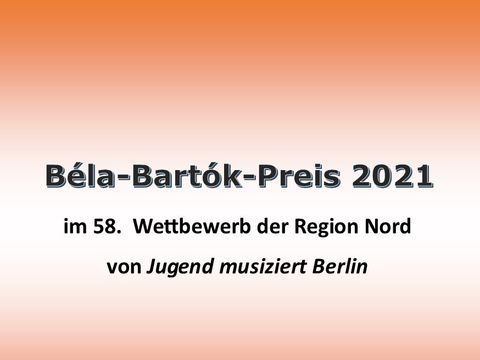 Béla-Bartók-Preis 2021