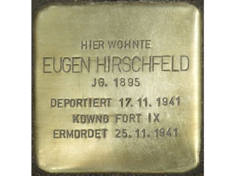 Bildvergrößerung: Stolperstein Eugen Hirschfeld