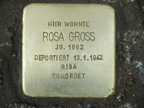 Stolperstein Rosa Gross