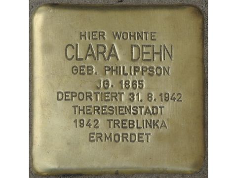 Stolperstein Clara Dehn