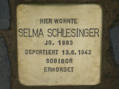 Stolperstein für Selma Schlesinger