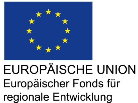 EU-Logo, Europäische Fonds für regionale Entwicklung