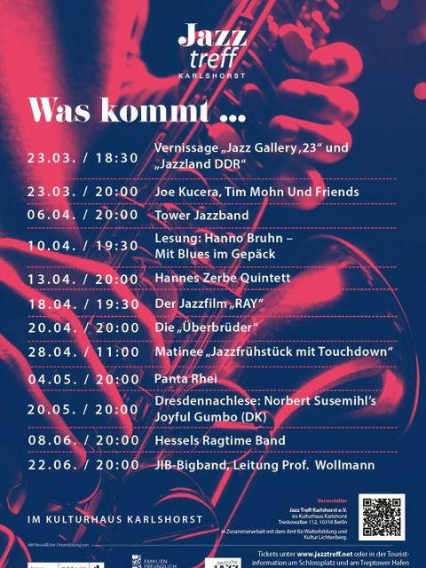 Plakat - Jazz Treff Karlshorst - Monat des Jazz