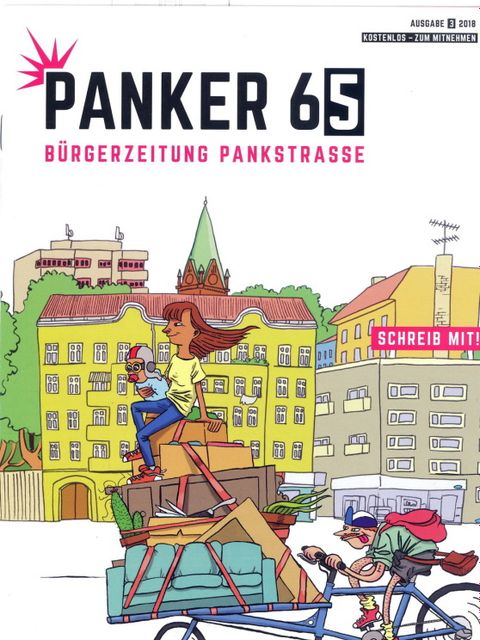 Titelseite Kiezzeitung Panker65 Ausgabe 3 2018