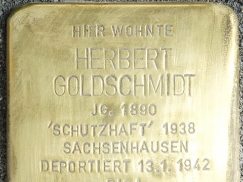 Stolperstein Herbert Goldschmidt