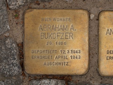 Stolperstein Abraham A. Bukofzer