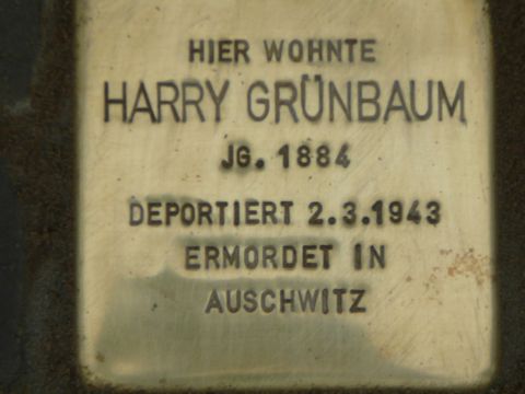 Stolperstein Harry Grünbaum