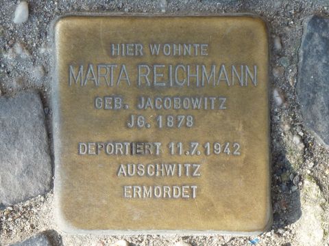 Stolperstein Marta Reichmann