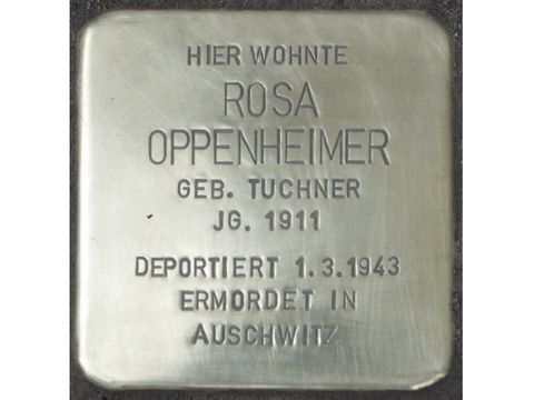Stolperstein Rosa Oppenheimer