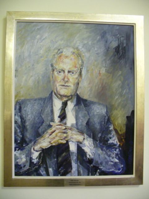 Baldur Ubbelohde (CDU), 1985 - 1989, Portrait von Michael Schreiber