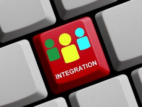 Button mit Integration