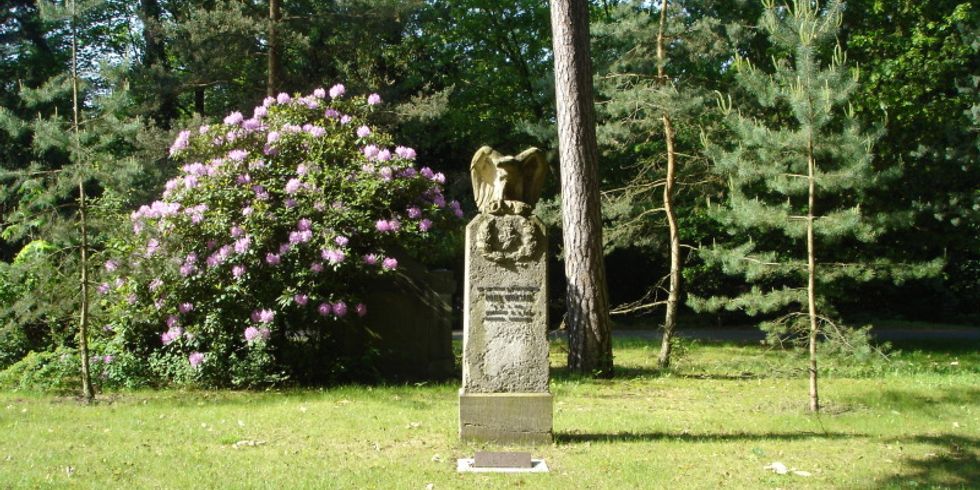 Ansicht von Kriegsgräbern aus dem 1. Weltkrieg, Friedhof in den Kisseln