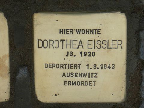 Stolperstein Dorothea Eissler