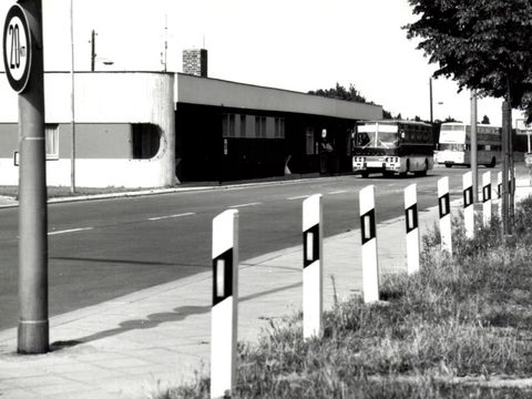 Ingrandimento dell´immagine: Grenzübergang Waltersdorfer Chaussee; Kontrollpunkt 1975