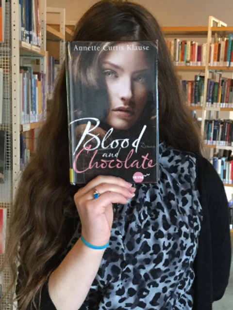 Bookface Blood and chocolate