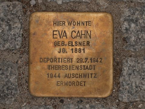 Stolperstein Eva Cahn