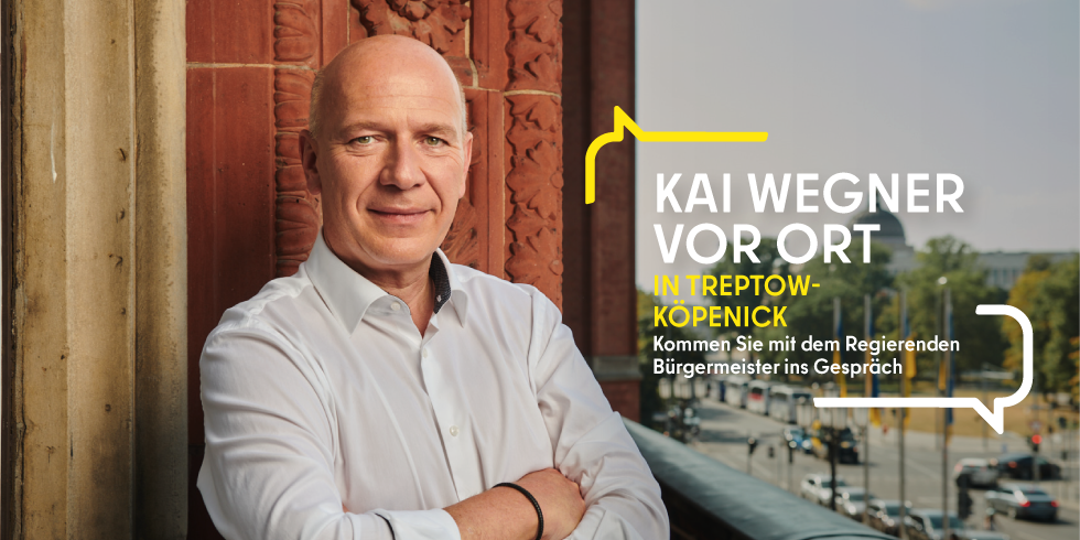 Kai Wegner vor Ort in Treptow-Köpenick