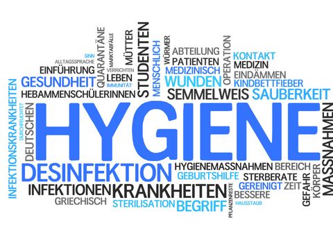 Hygiene (Händewaschen, Desinfektion, Reinigung)