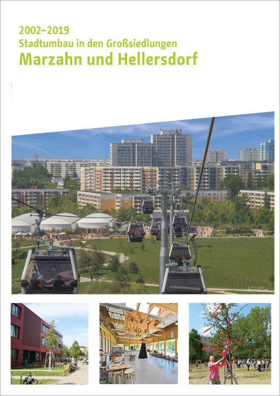Titelbild der Broschüre 15 Jahre Stadtumbau Marzahn-Hellersdorf