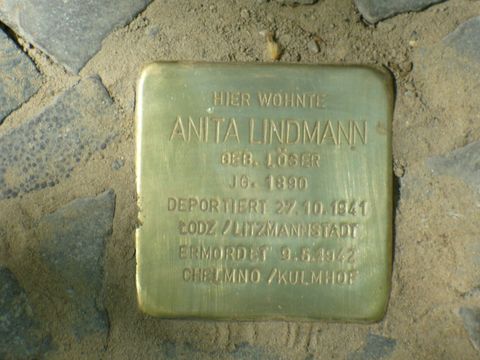 Stolperstein für Anita Lindmann