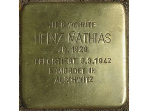 Stolperstein Heinz Mathias