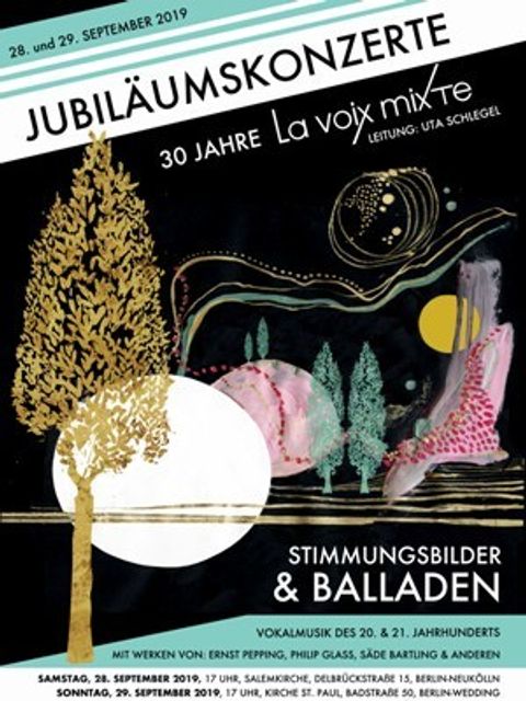 Plakat La Voix Mixte 2019